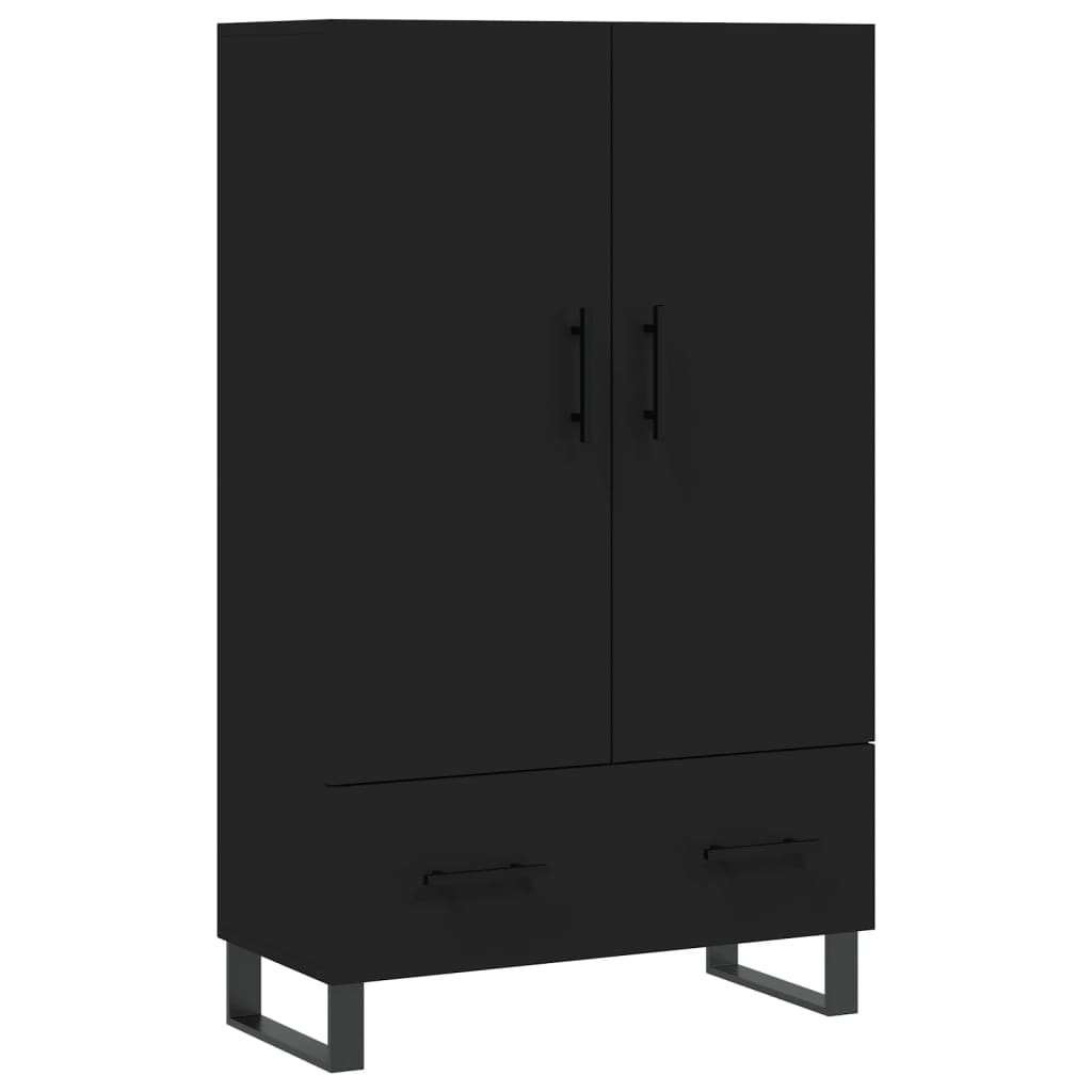 Armoire haute 69,5x31x115 cm en dérivé du bois, couleur chêne