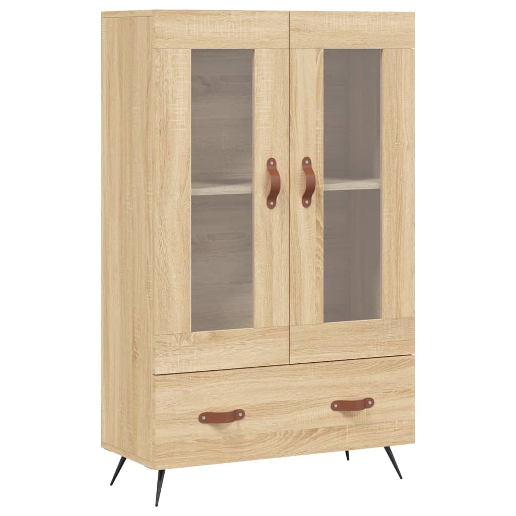 Hoge kast 69,5x31x115 cm bewerkt hout