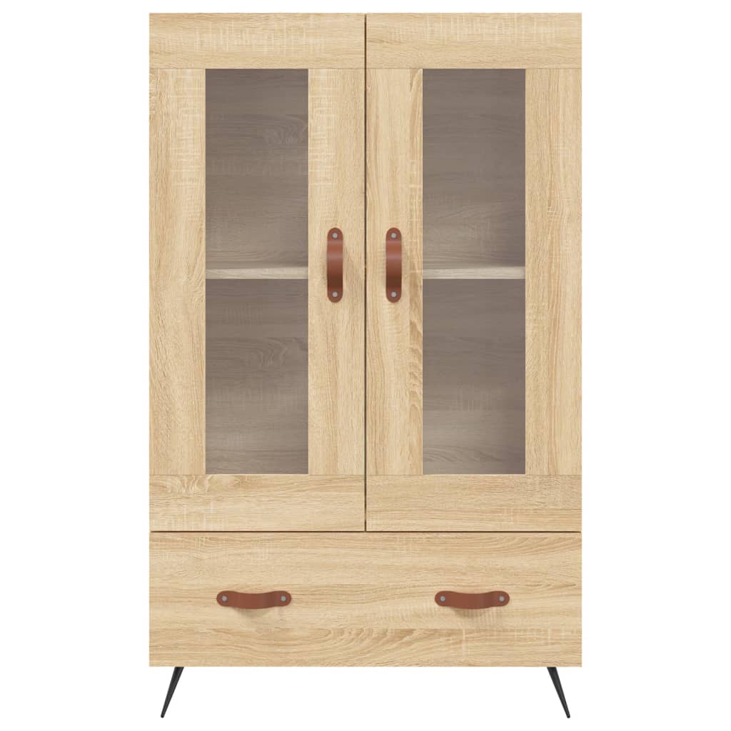 Hoge kast 69,5x31x115 cm bewerkt hout