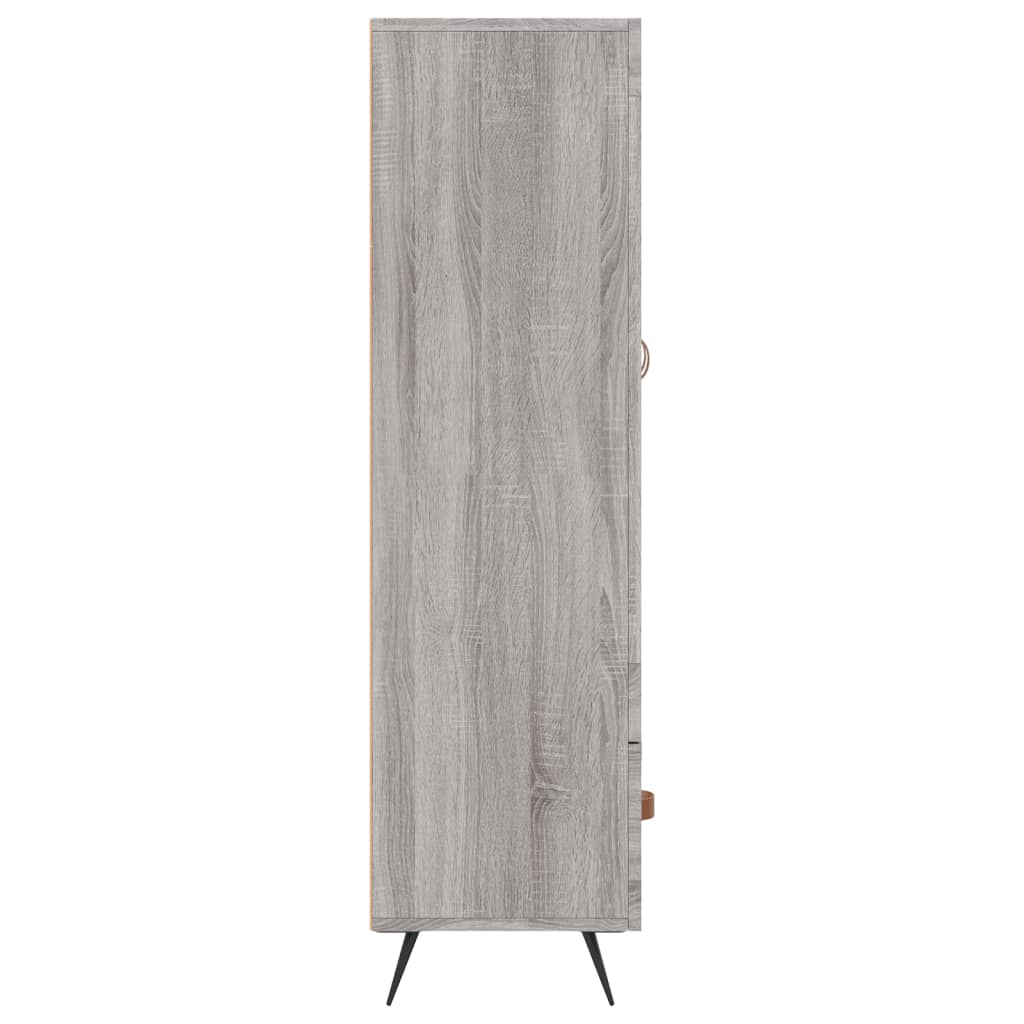 Hoge kast 69,5x31x115 cm bewerkt hout