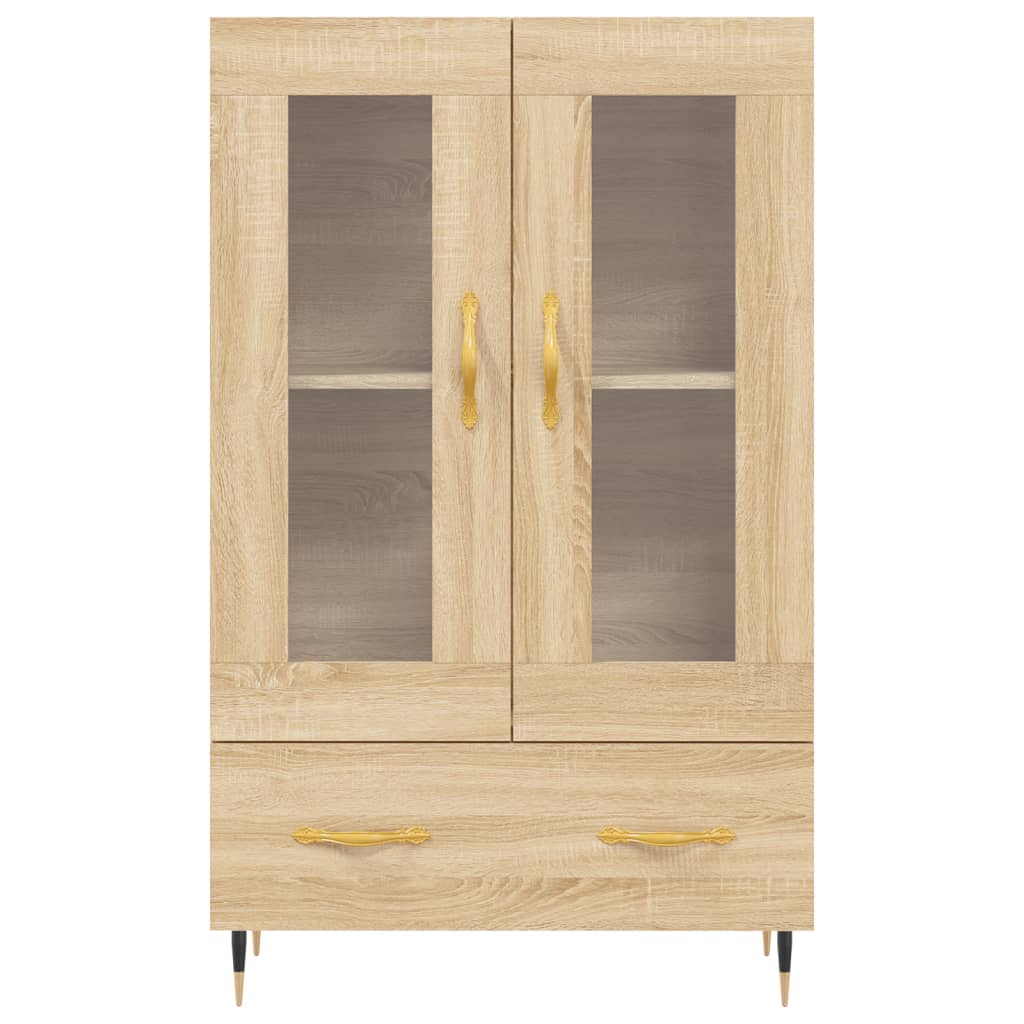 Meuble haut 69,5x31x115 cm en bois travaillé