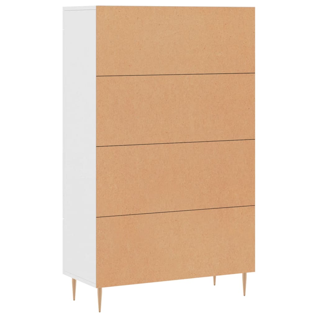 Meuble haut 69,5x31x115 cm en bois travaillé