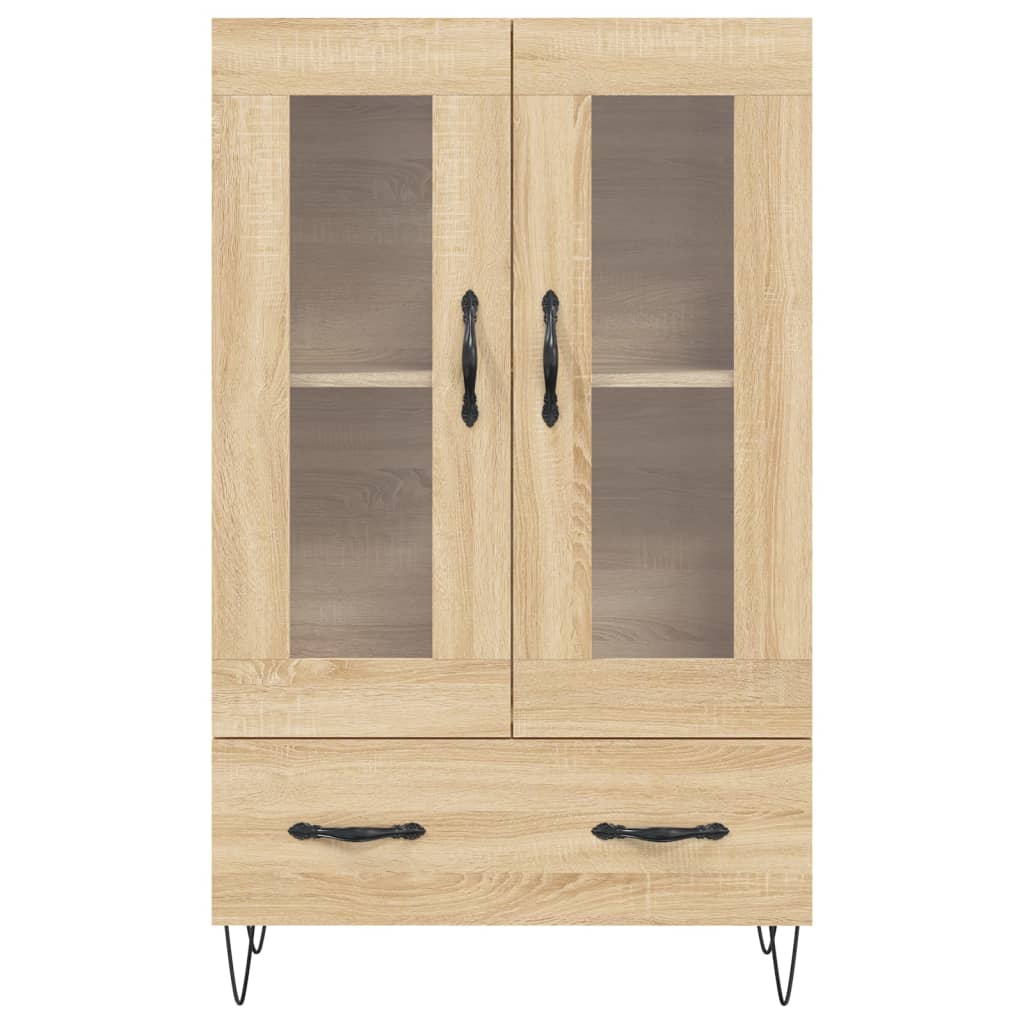 Meuble haut 69,5x31x115 cm en bois travaillé