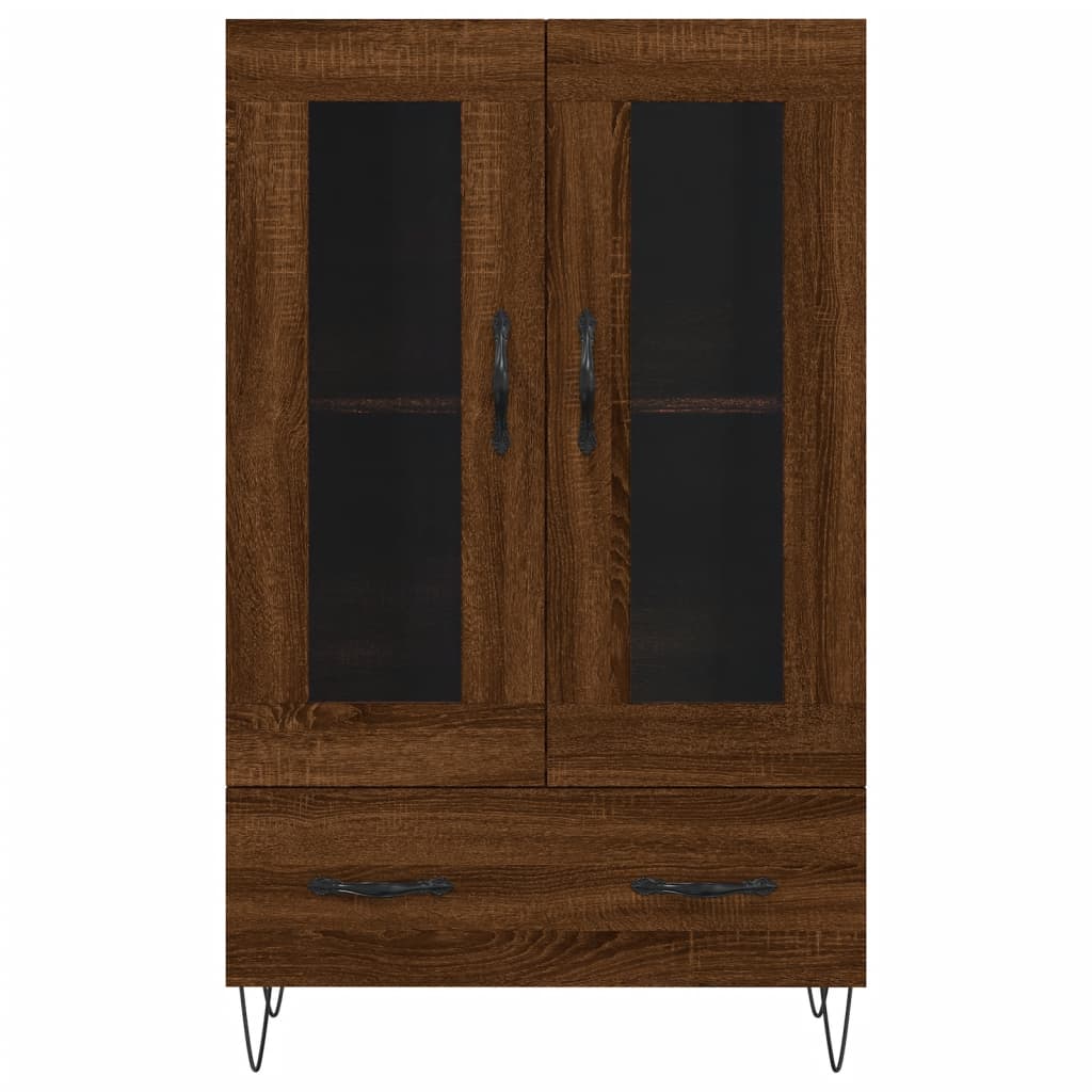 Meuble haut 69,5x31x115 cm en bois travaillé