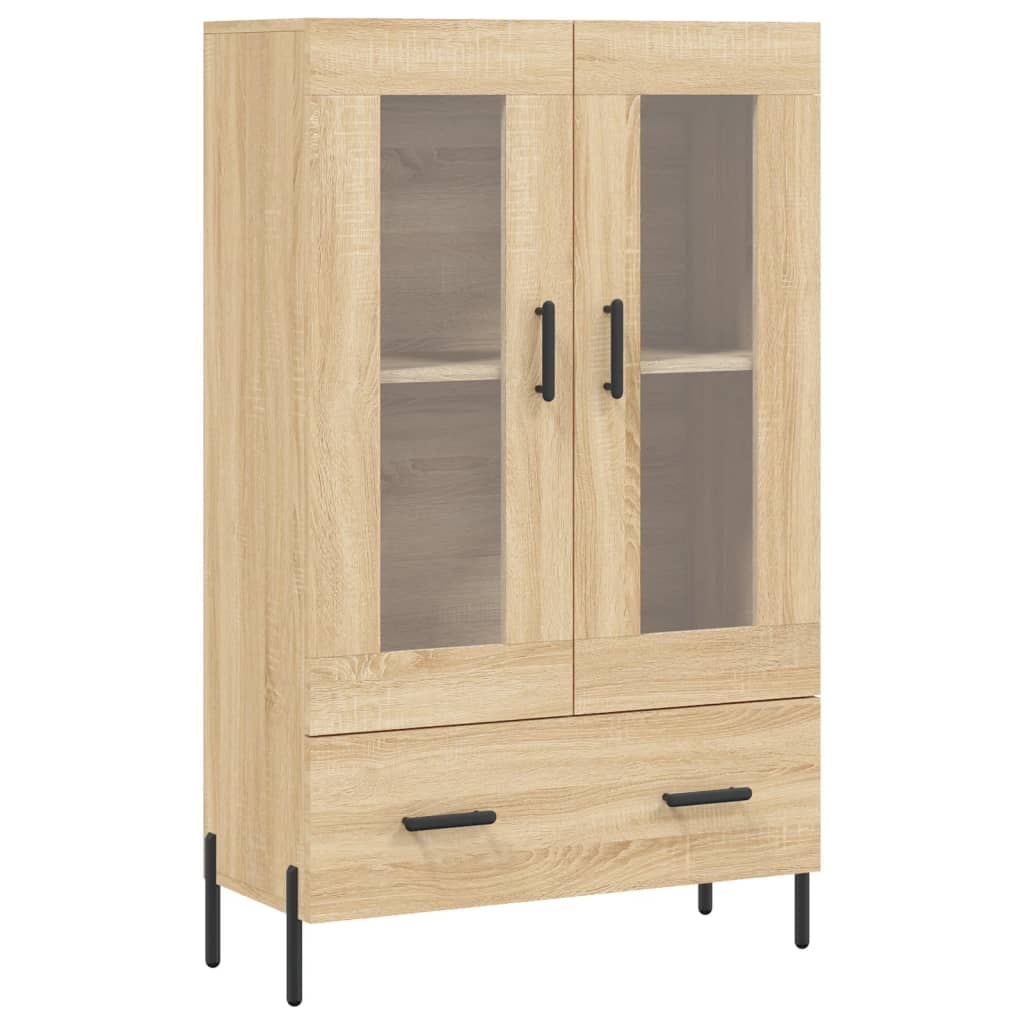 Hoge kast 69,5x31x115 cm bewerkt hout