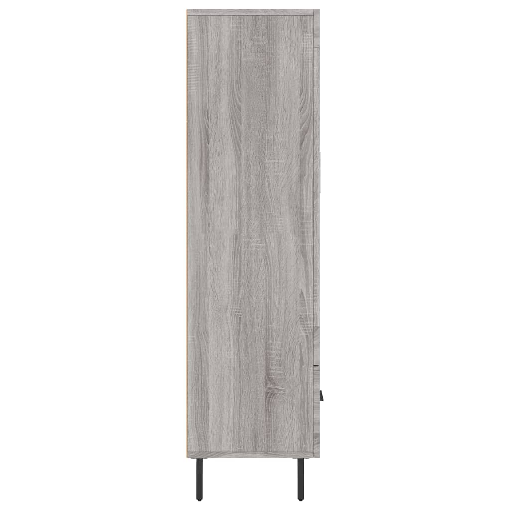 Hoge kast 69,5x31x115 cm bewerkt hout