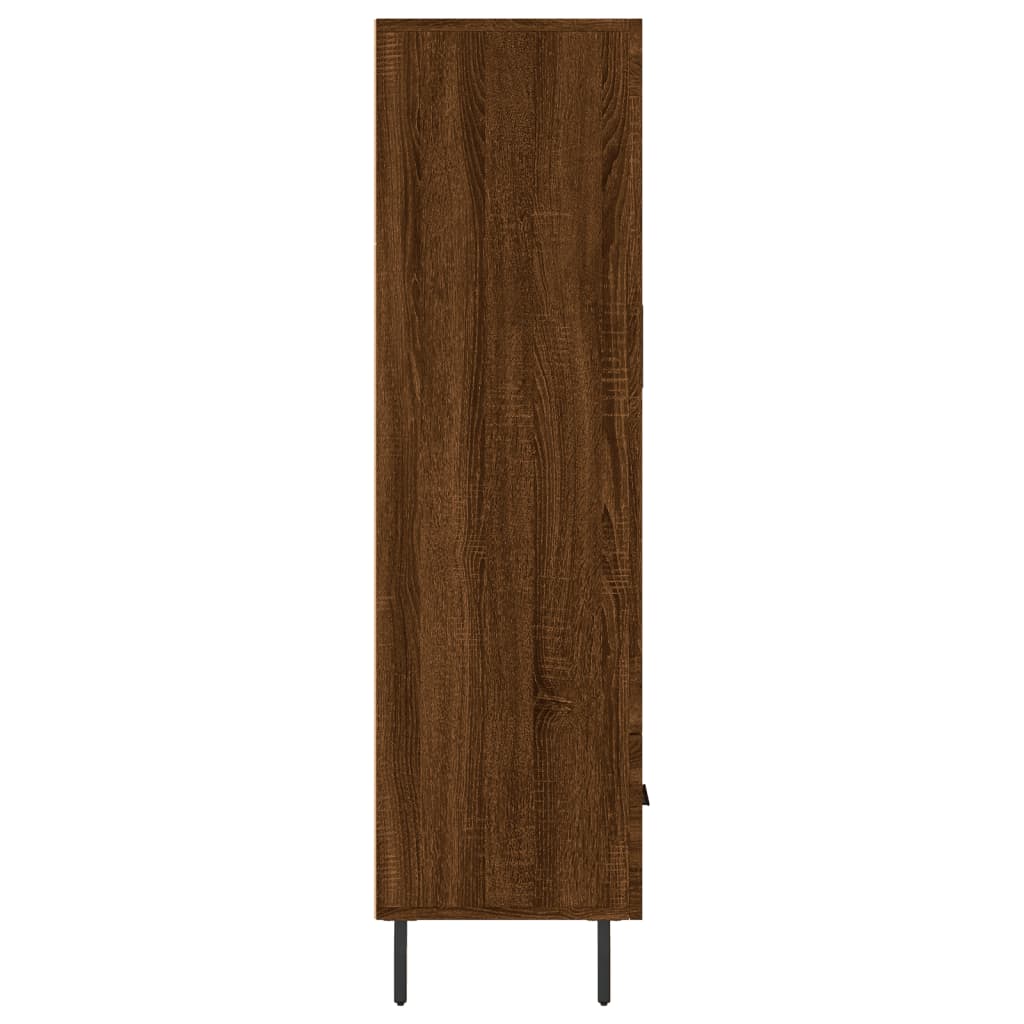 Hoge kast 69,5x31x115 cm bewerkt hout