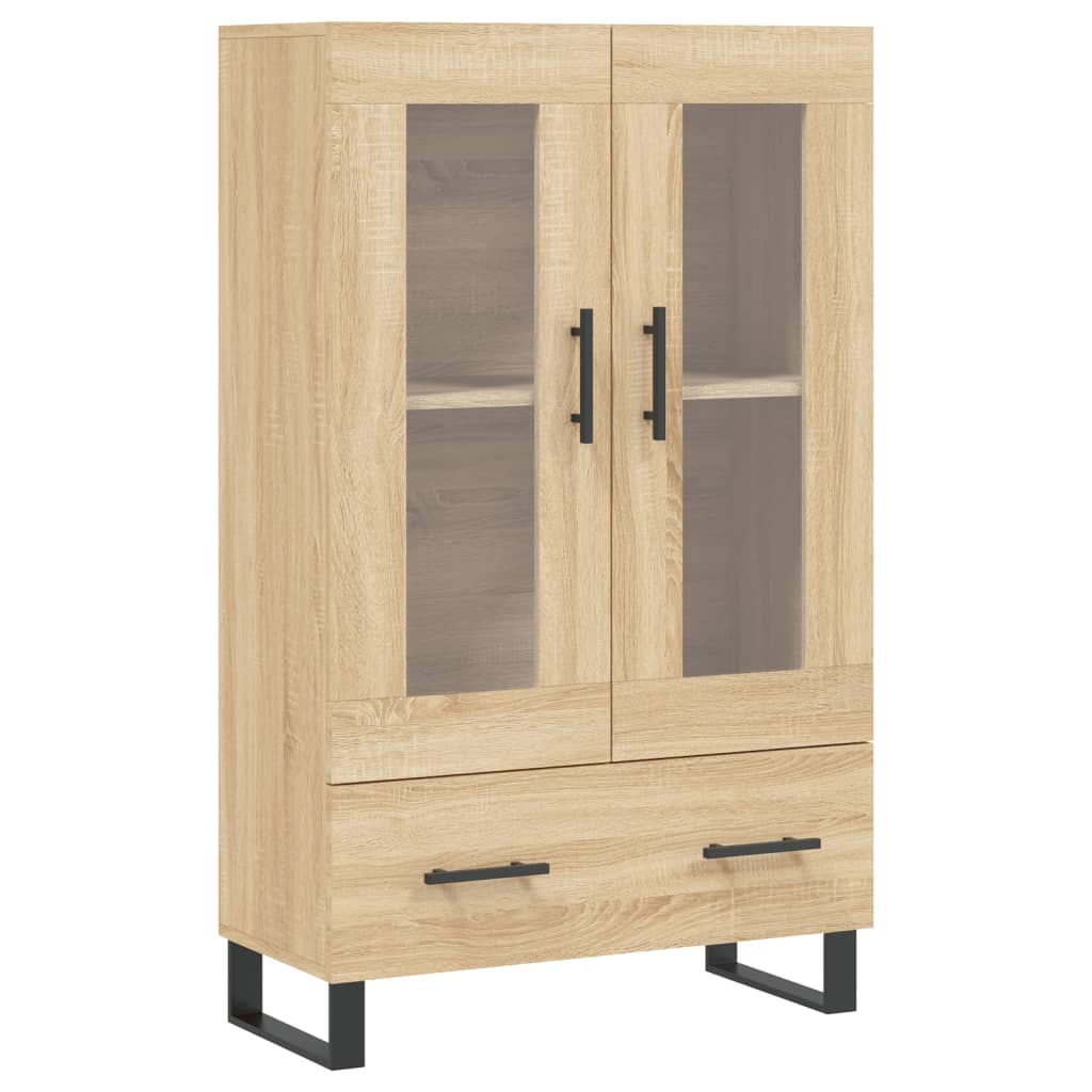 Hoge kast 69,5x31x115 cm bewerkt hout