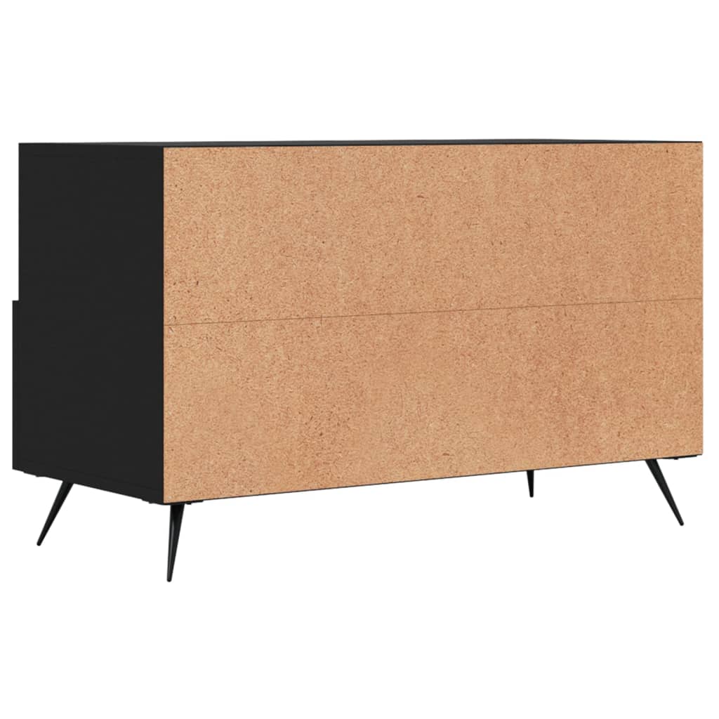 Tv-meubel 80x36x50 cm bewerkt hout eikenkleurig