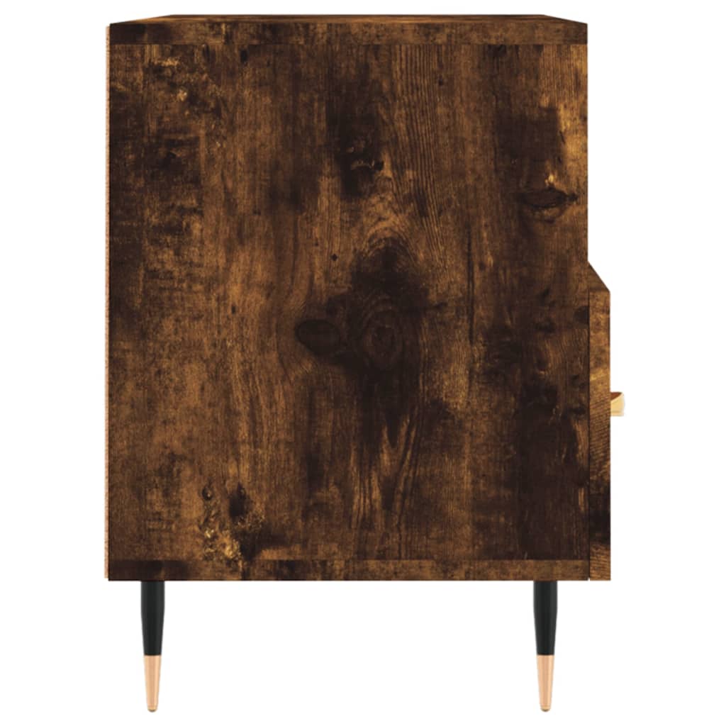 Meuble TV 80x36x50 cm ouvré en bois couleur chêne