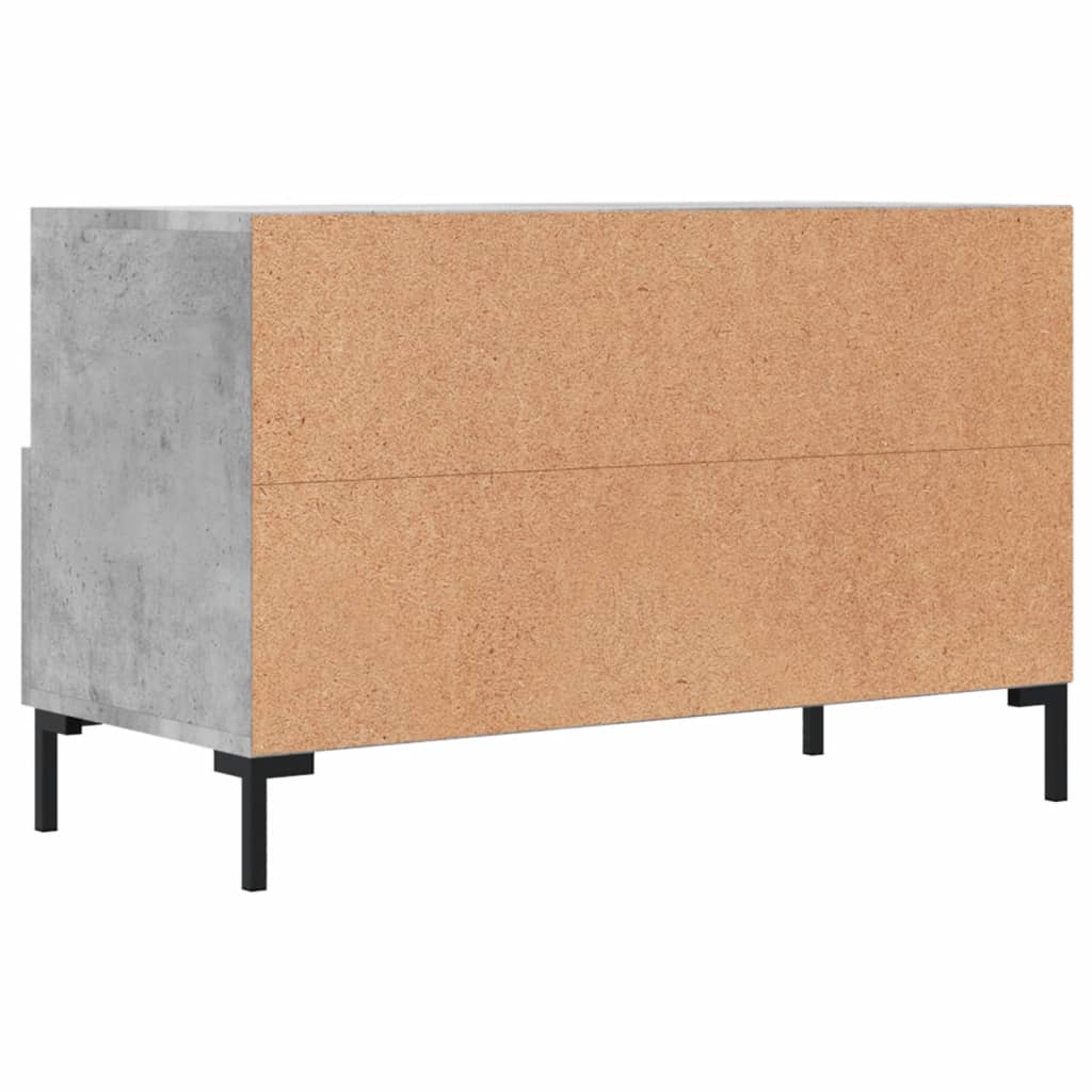 Tv-meubel 80x36x50 cm bewerkt hout eikenkleurig