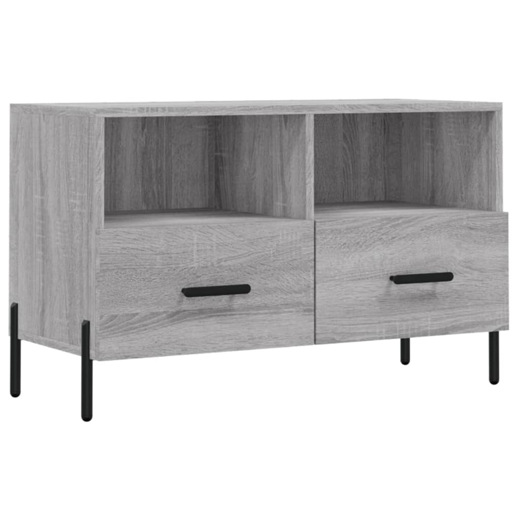 Tv-meubel 80x36x50 cm bewerkt hout