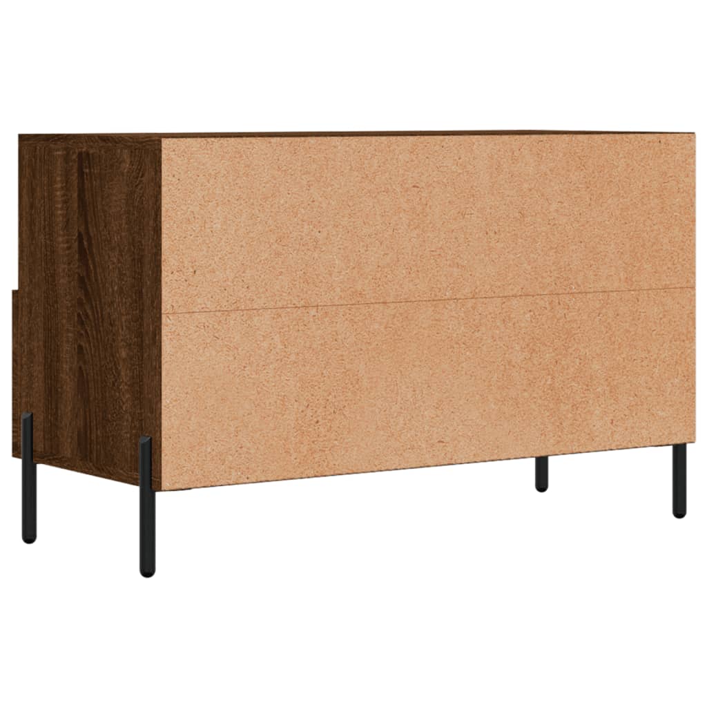 Meuble TV 80x36x50 cm en bois travaillé