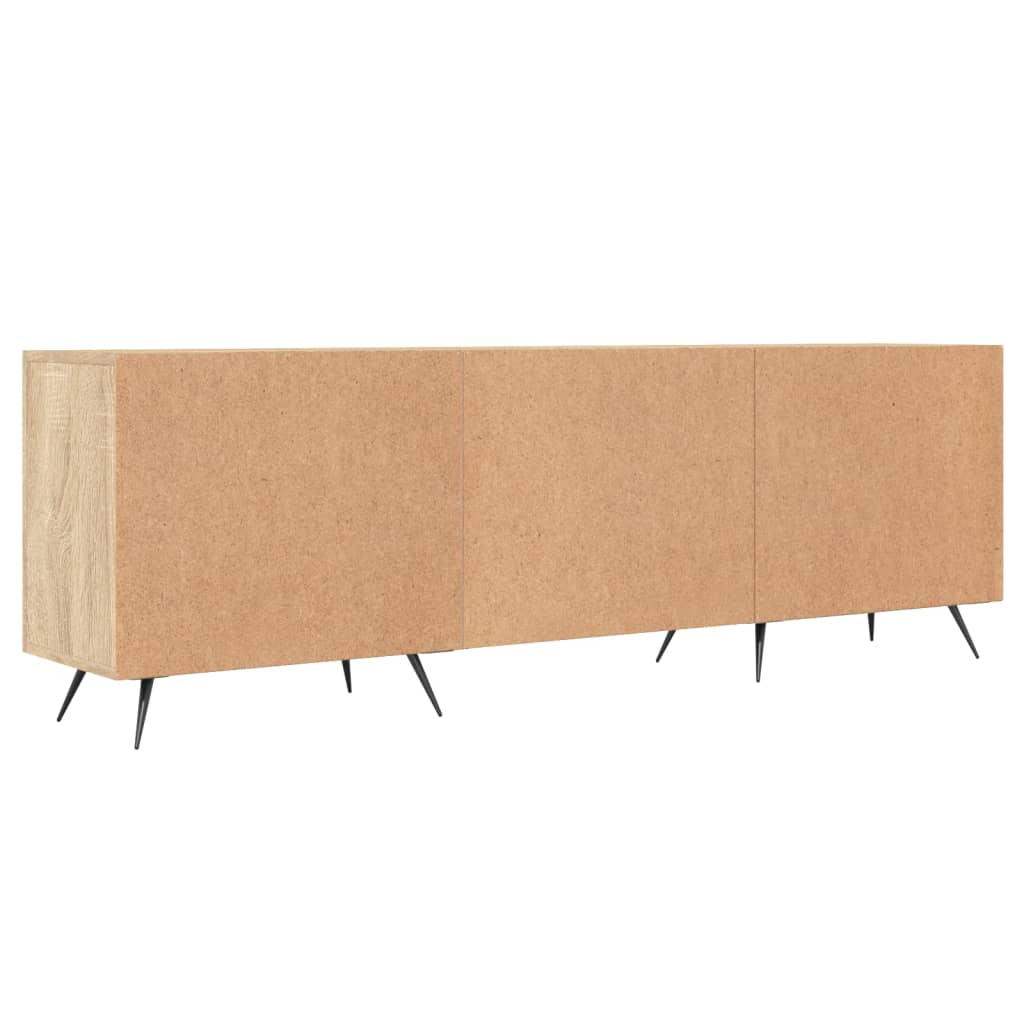 Tv-meubel 150x30x50 cm bewerkt hout