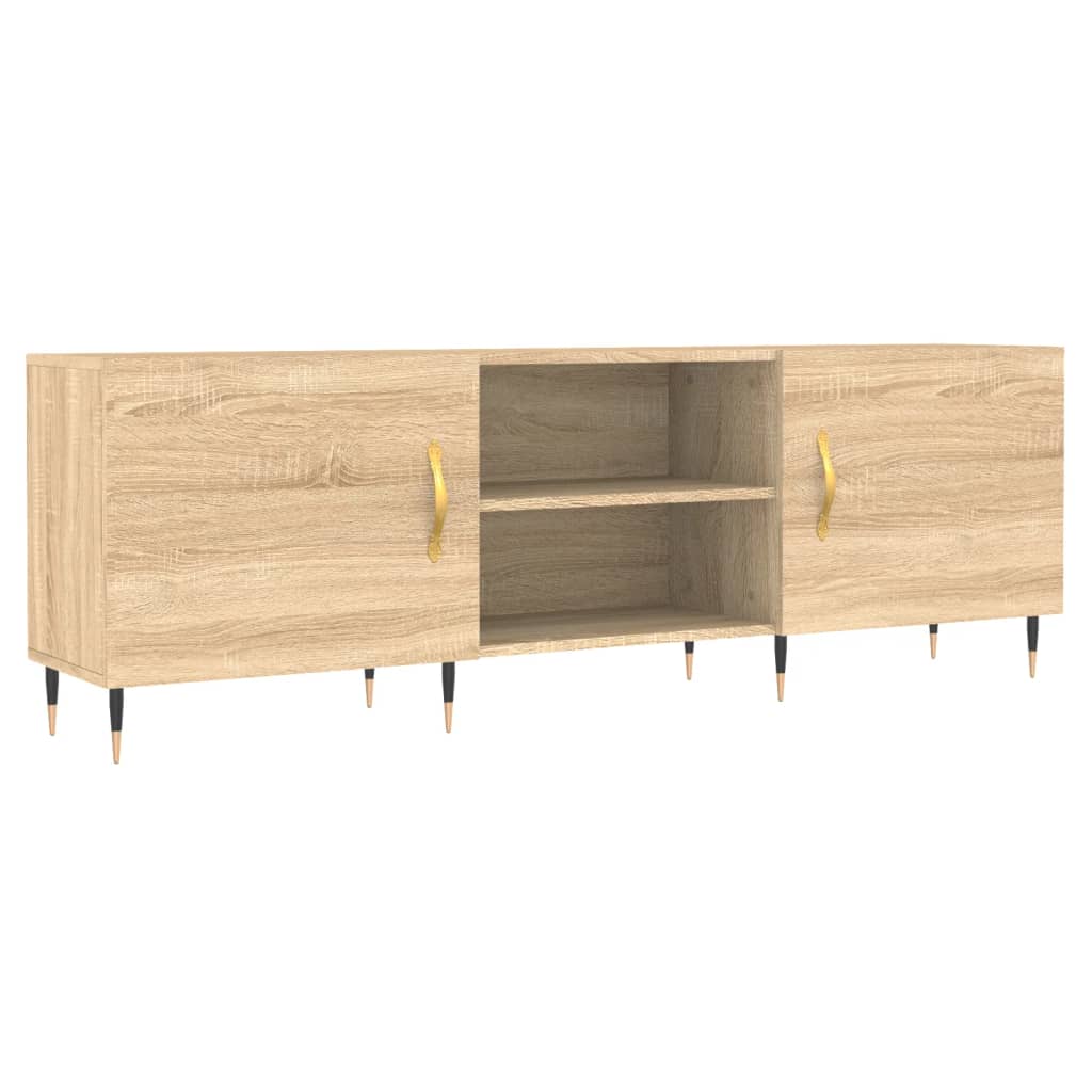 Tv-meubel 150x30x50 cm bewerkt hout