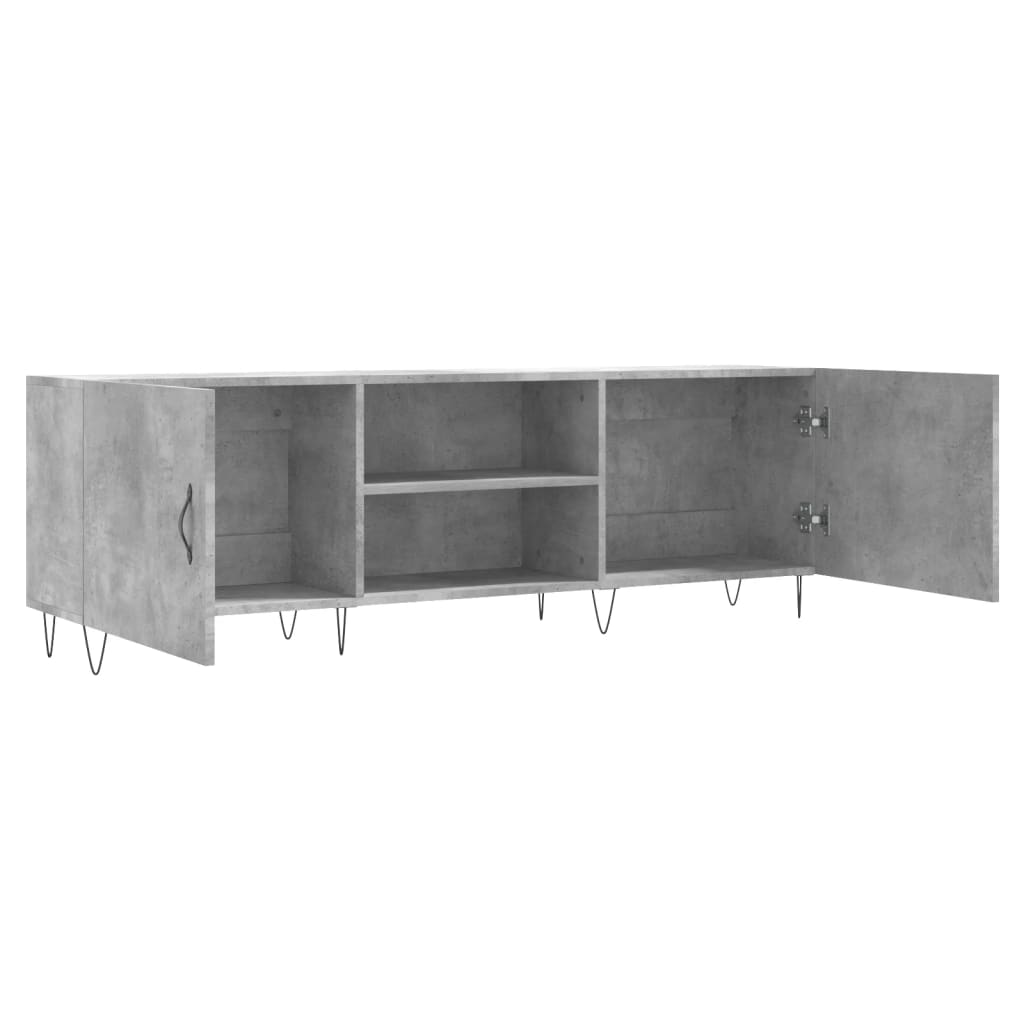 Tv-meubel 150x30x50 cm bewerkt hout artisanaal eikenkleurig