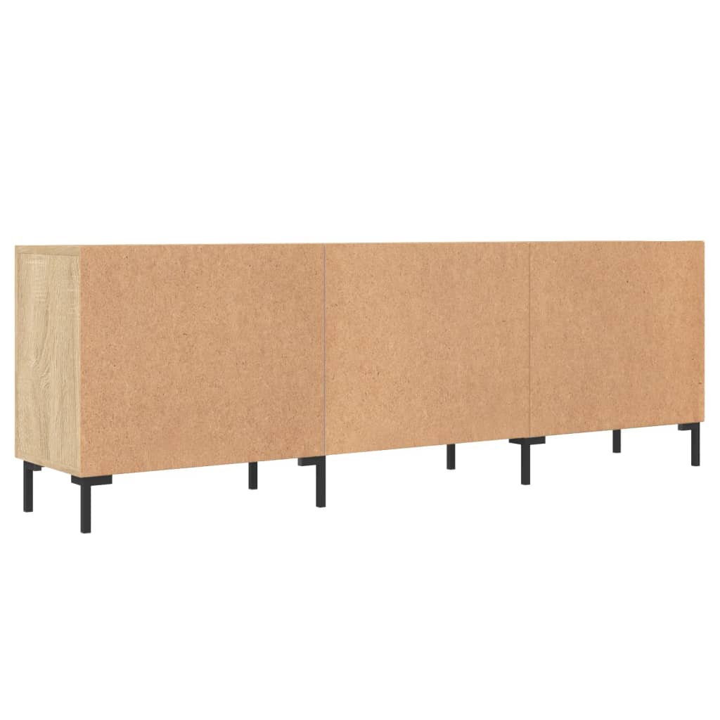 Tv-meubel 150x30x50 cm bewerkt hout eikenkleurig