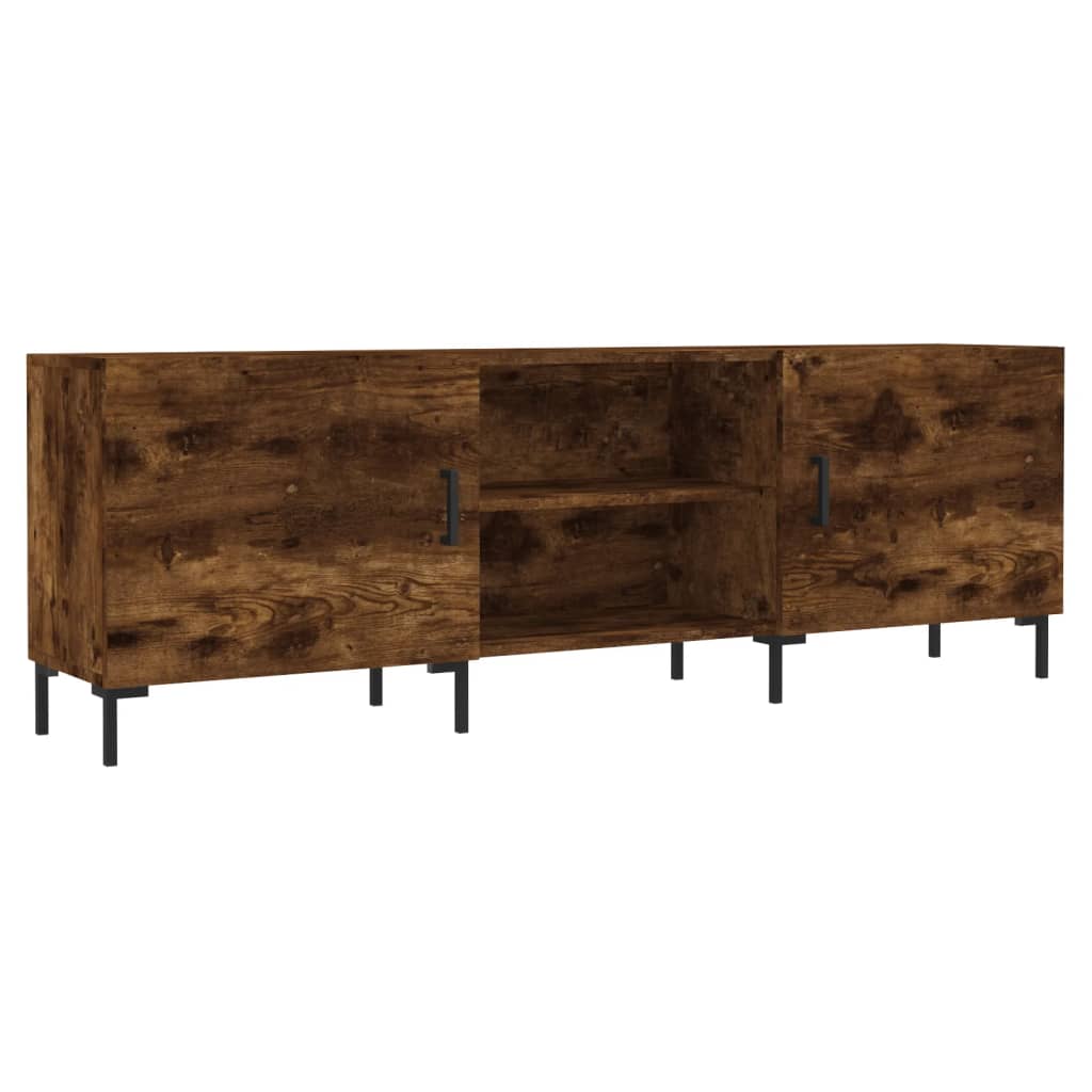 Tv-meubel 150x30x50 cm bewerkt hout eikenkleurig