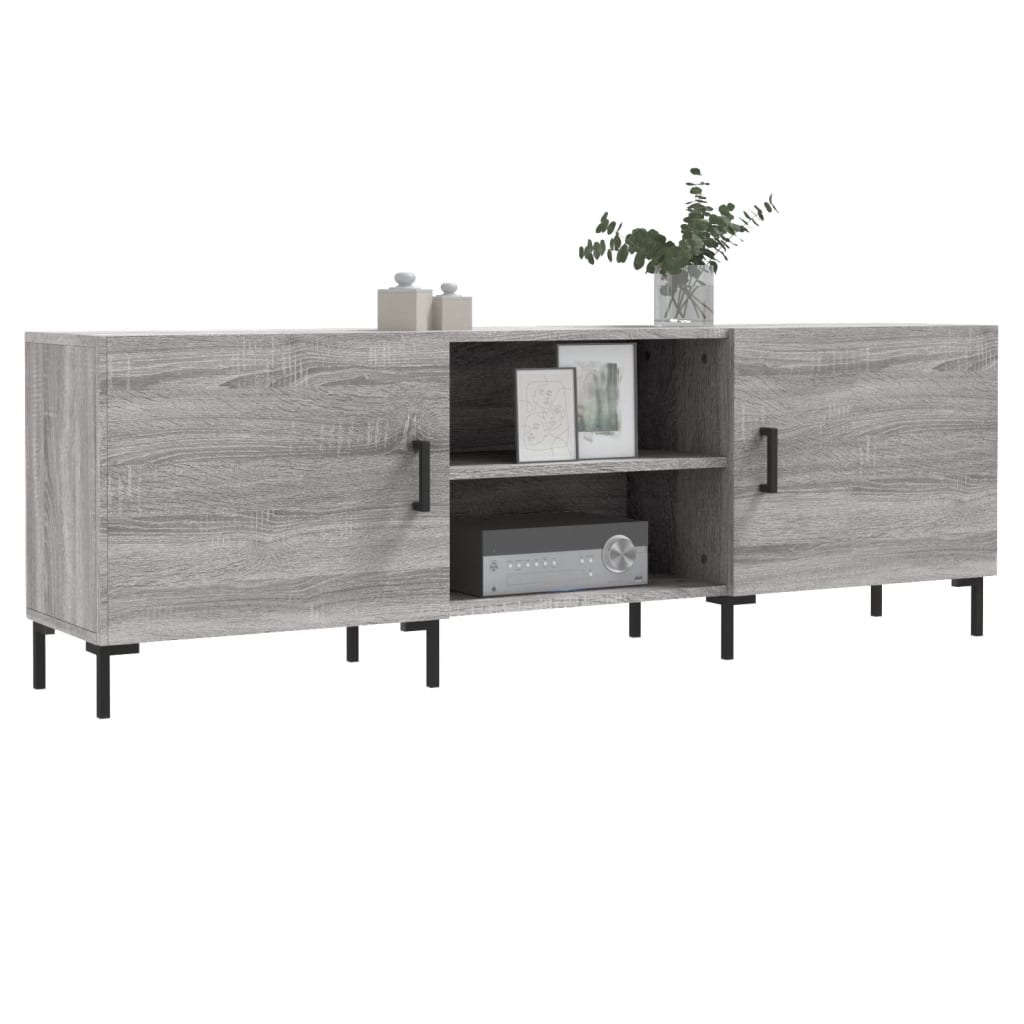 Tv-meubel 150x30x50 cm bewerkt hout eikenkleurig