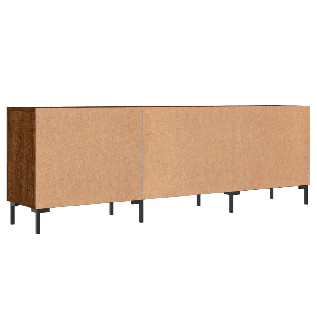 Tv-meubel 150x30x50 cm bewerkt hout eikenkleurig