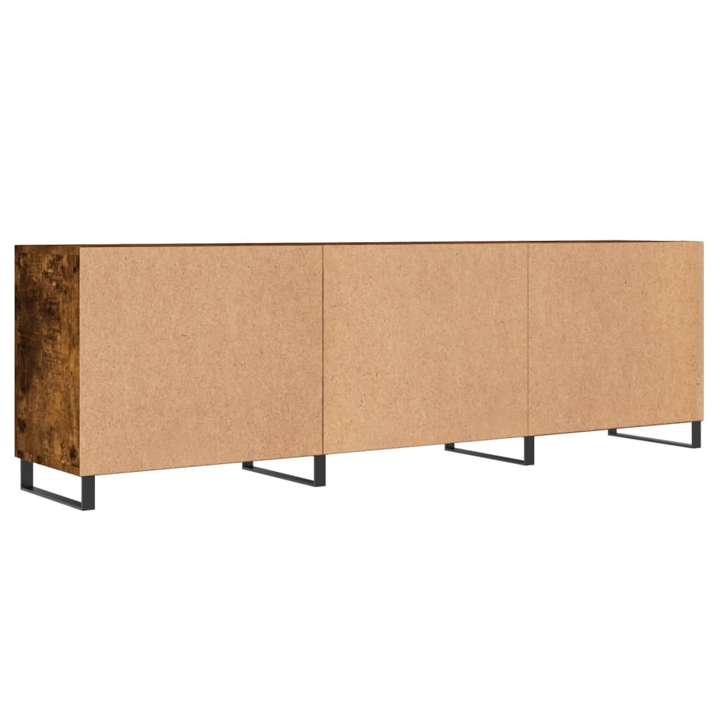 Tv-meubel 150x30x50 cm bewerkt hout bruin eikenkleur