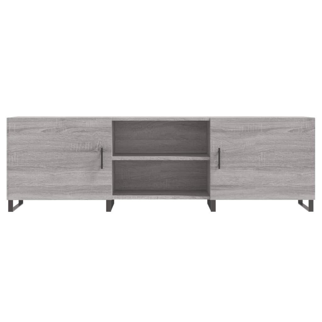 Tv-meubel 150x30x50 cm bewerkt hout bruin eikenkleur