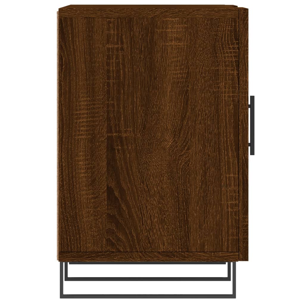 Meuble TV 150x30x50 cm finition bois couleur chêne marron