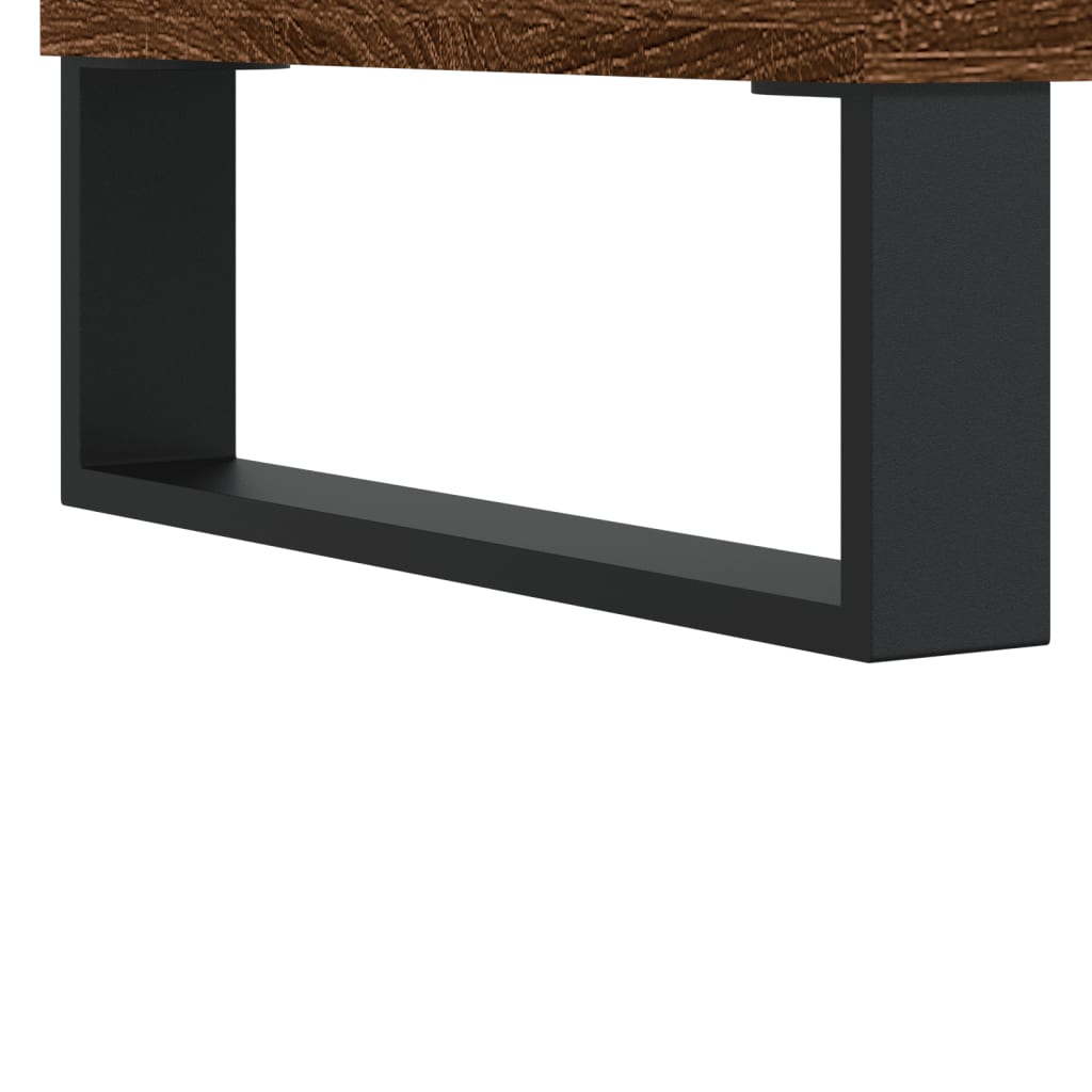 Tv-meubel 150x30x50 cm bewerkt hout bruin eikenkleur