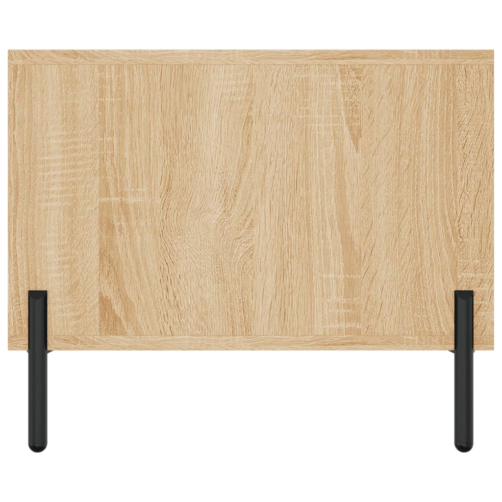 Salontafel 102x50x40 cm bewerkt hout eikenkleurig