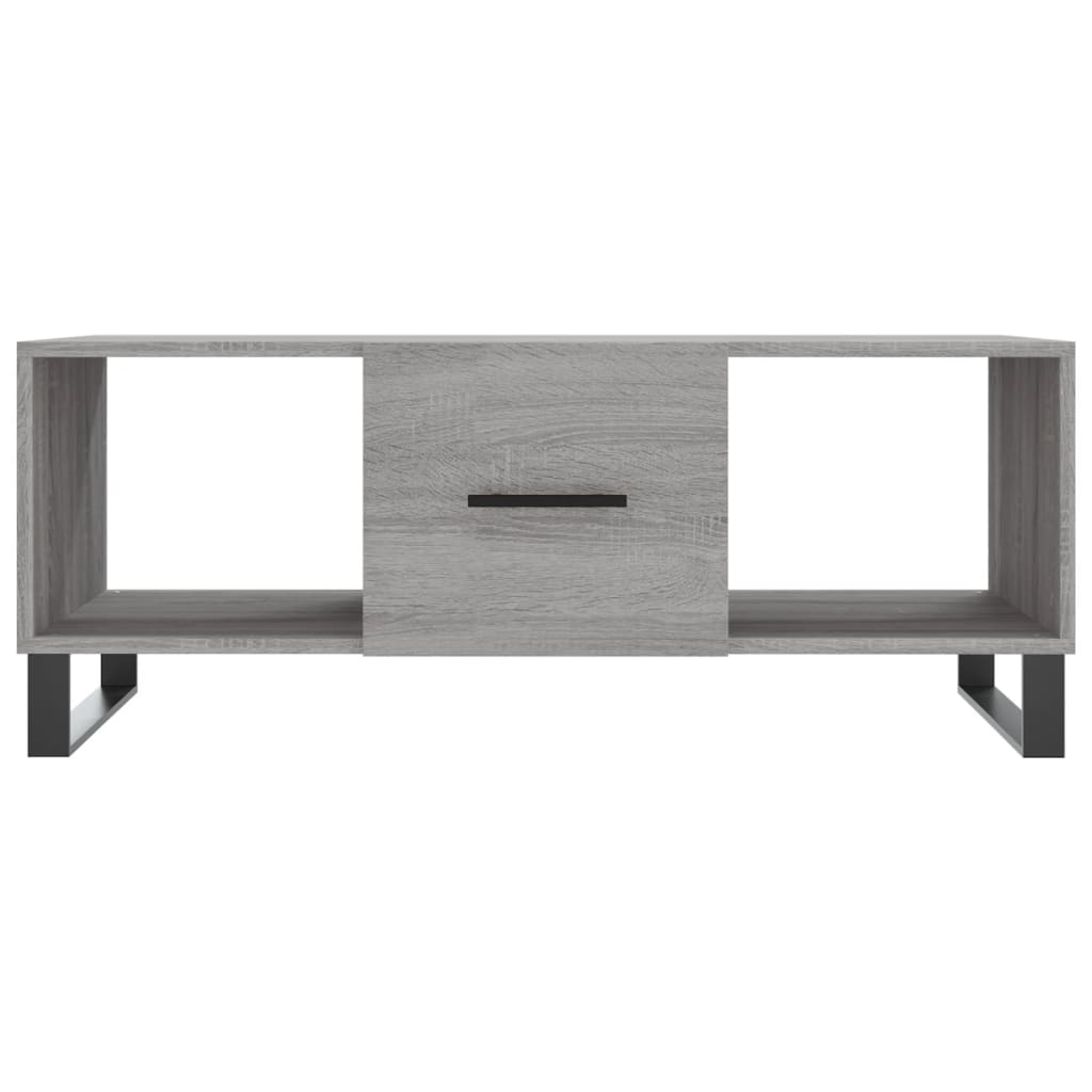 Salontafel 102x50x40 cm bewerkt hout