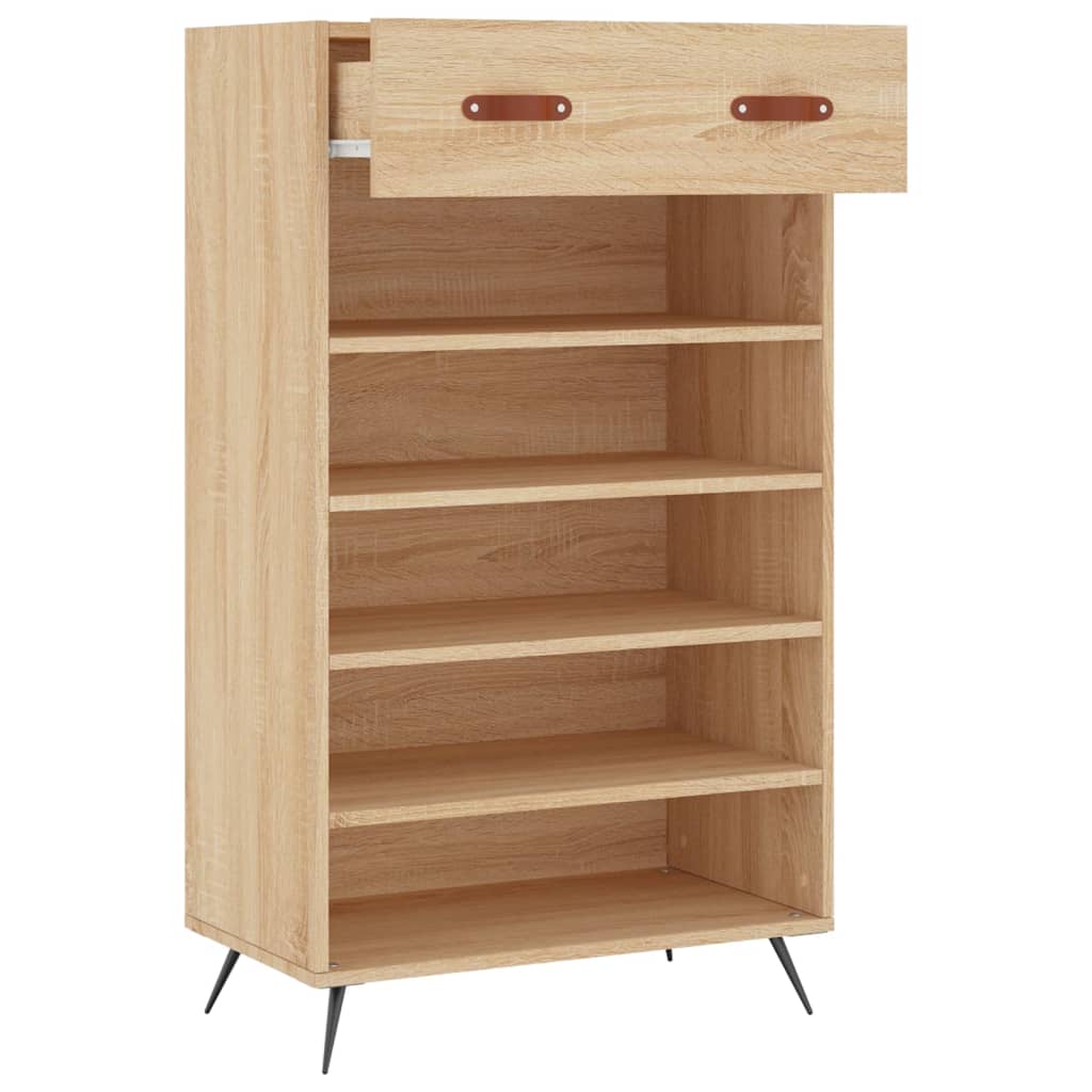 Schoenenkast 60x35x105 cm bewerkt hout