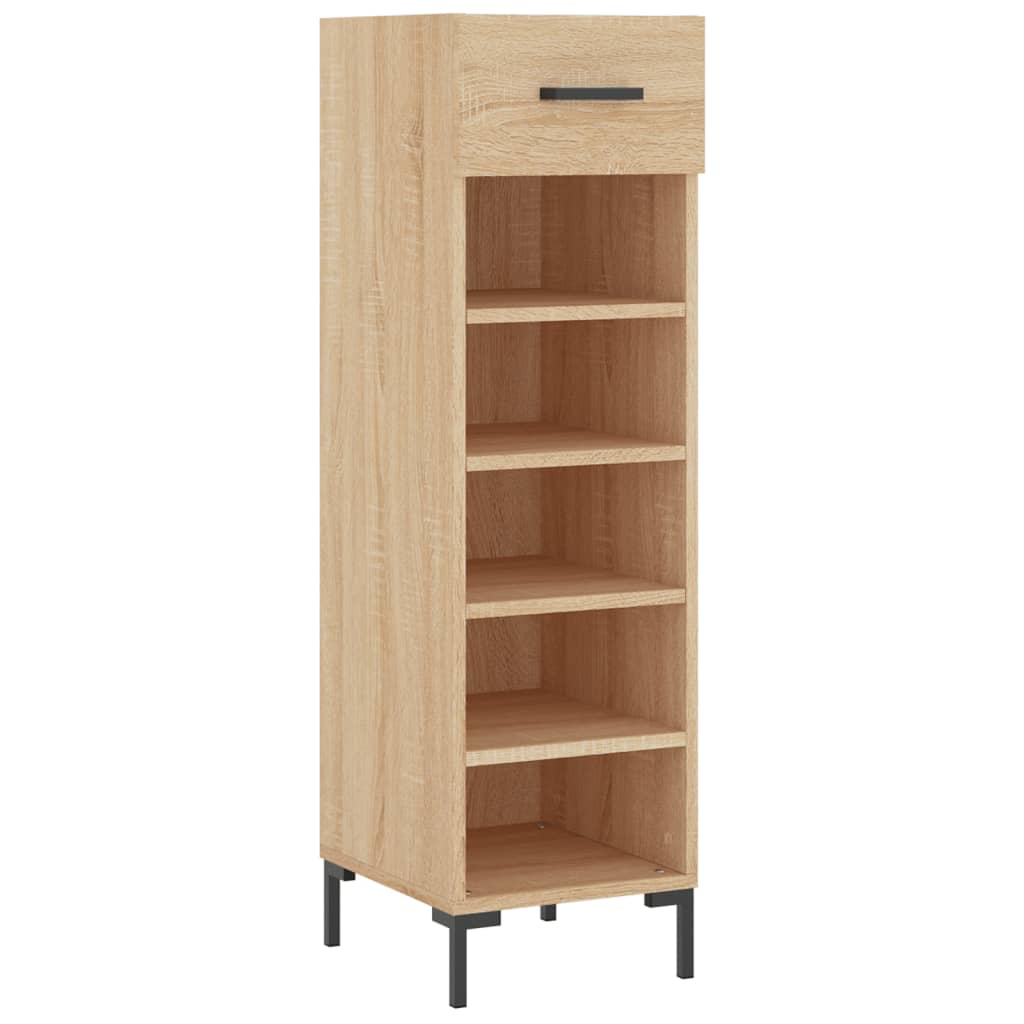 Schoenenkast 30x35x105 cm bewerkt hout