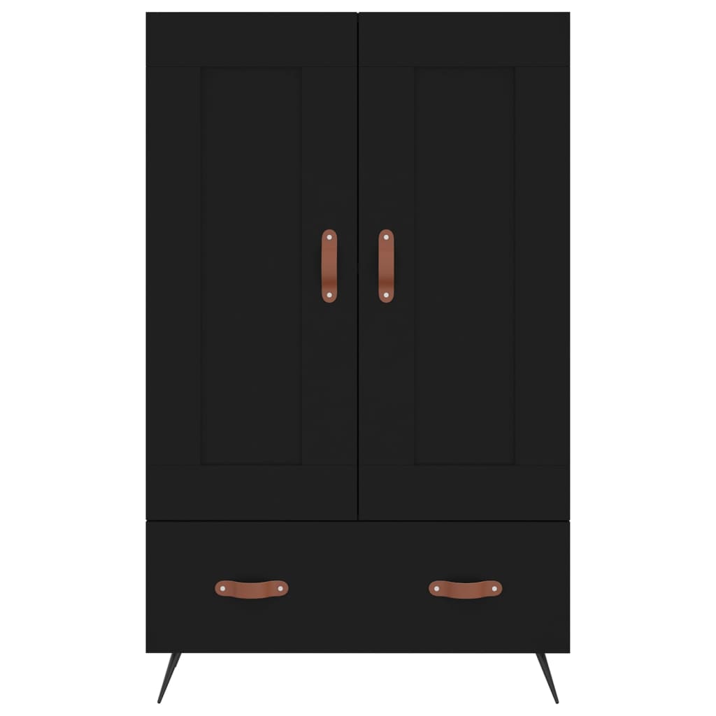 Armoire haute 69,5x31x115 cm en dérivé du bois, couleur chêne