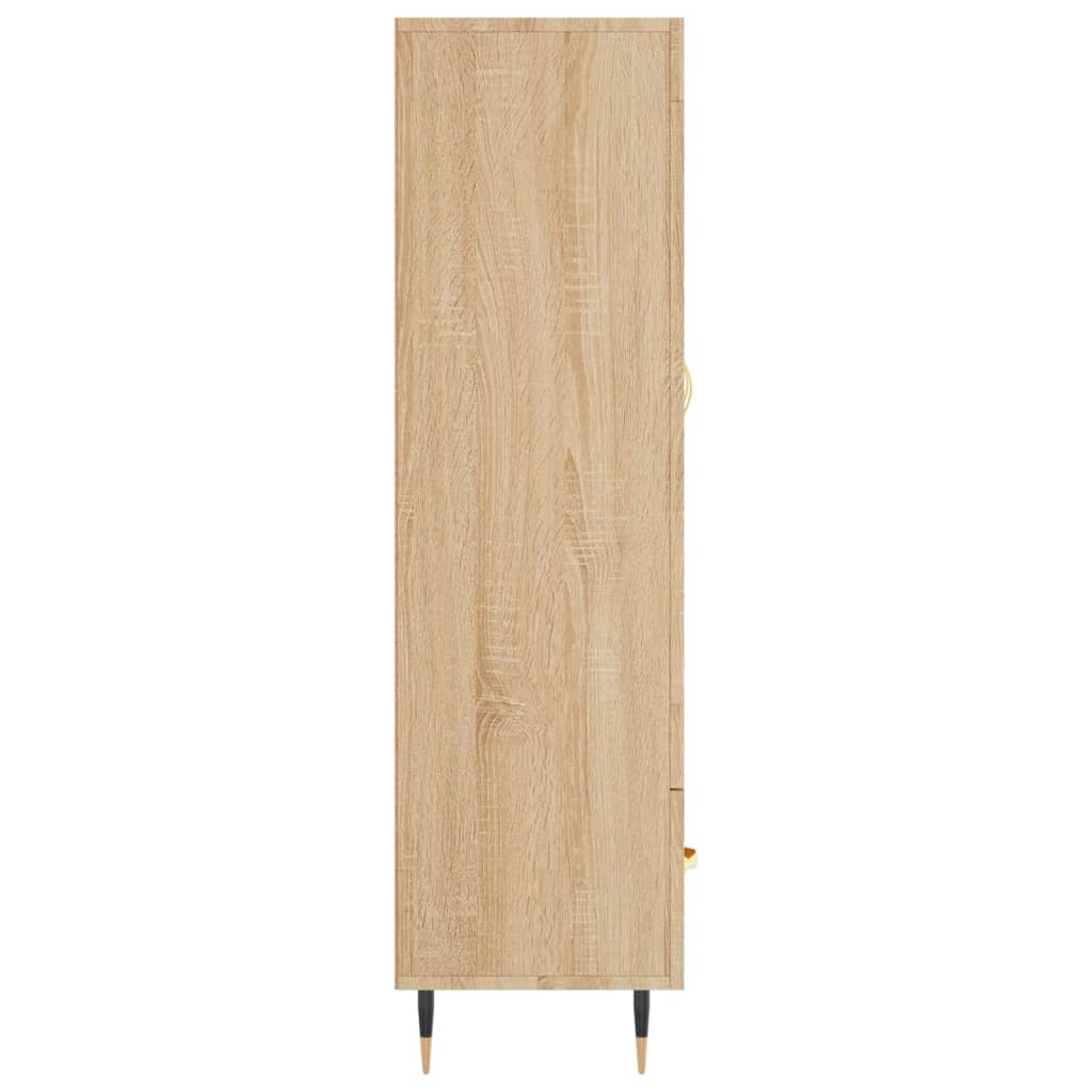 Meuble haut 69,5x31x115 cm en bois travaillé