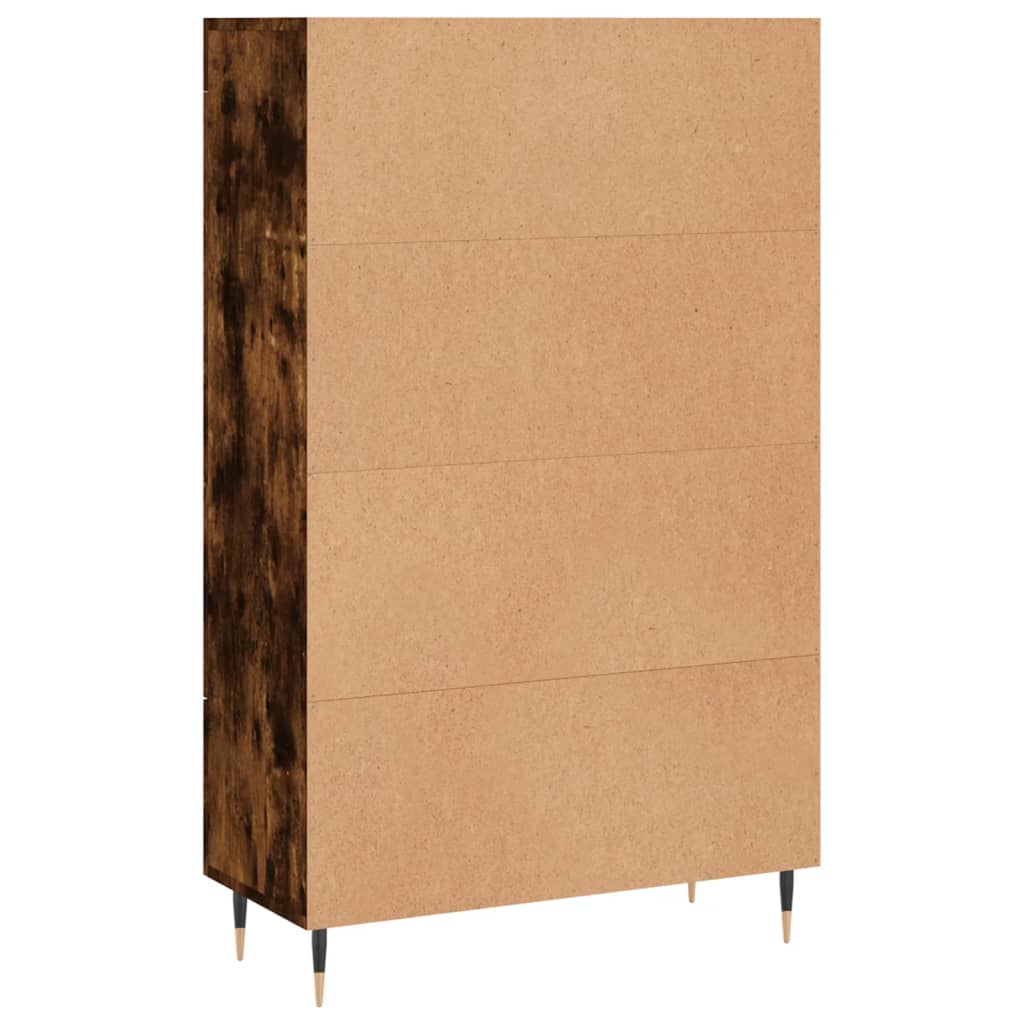 Meuble haut 69,5x31x115 cm en bois travaillé