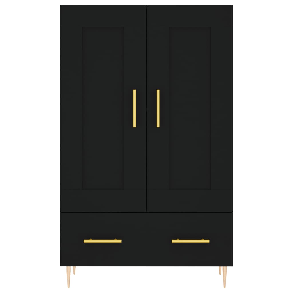 Armoire haute 69,5x31x115 cm en dérivé du bois, couleur chêne