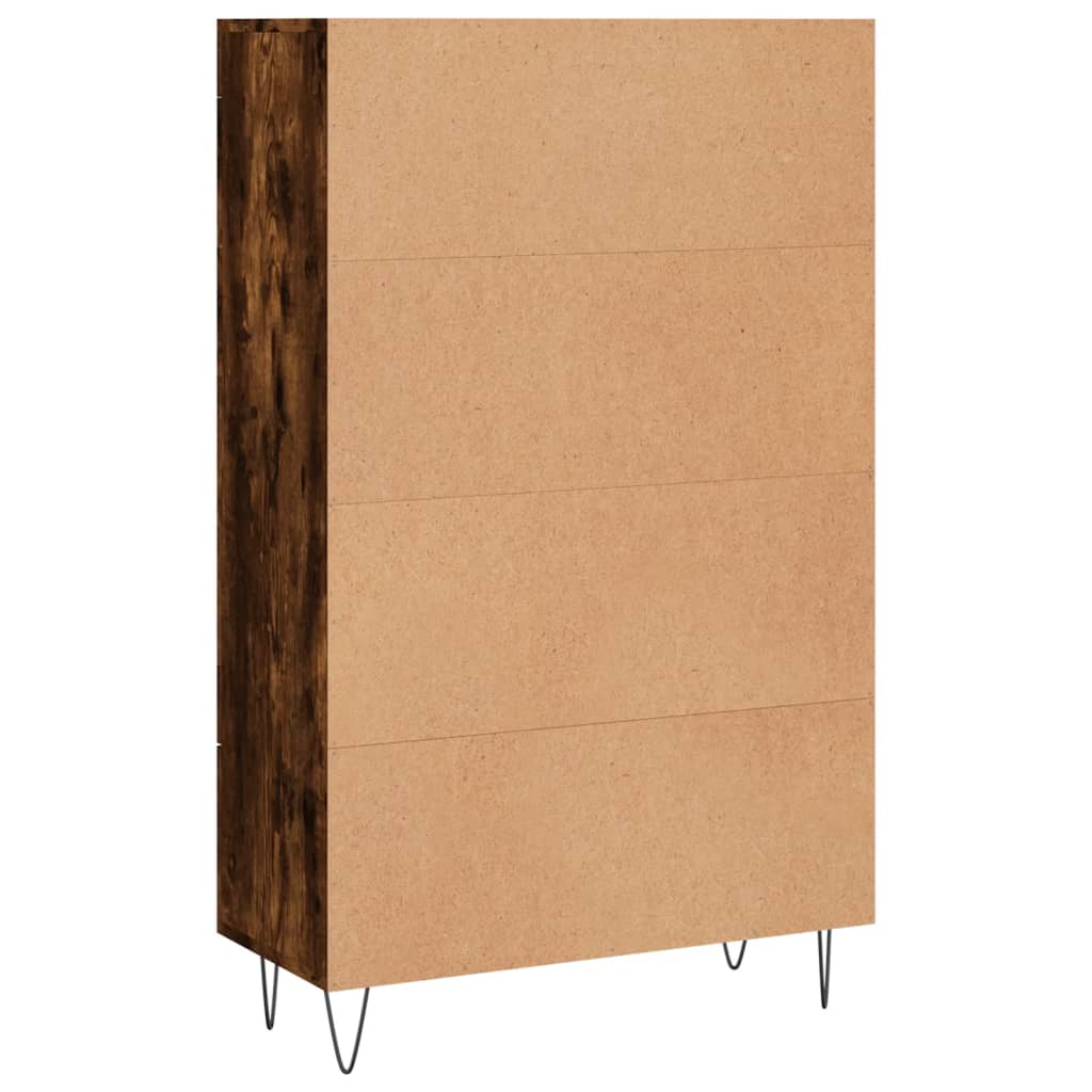 Armoire haute 69,5x31x115 cm en dérivé du bois, couleur chêne