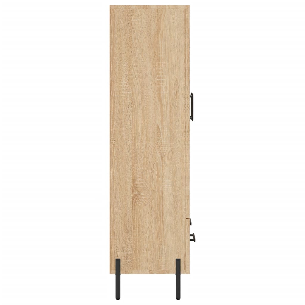 Hoge kast 69,5x31x115 cm bewerkt hout