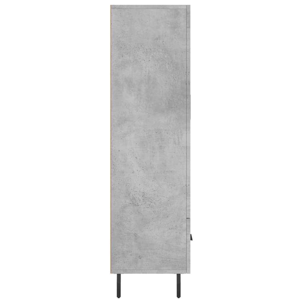 Armoire haute 69,5x31x115 cm en dérivé du bois, couleur chêne