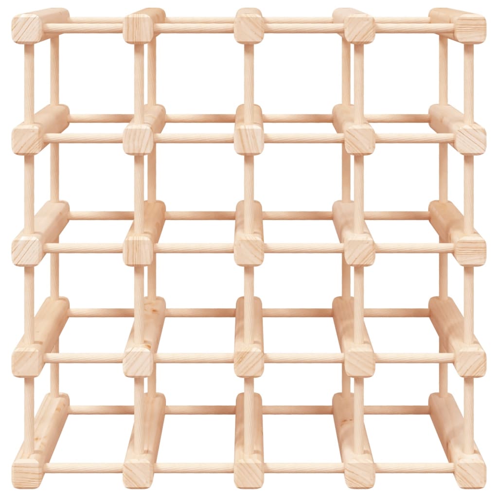 Wijnrek voor 42 flessen 68,5x23x68,5 cm massief grenenhout