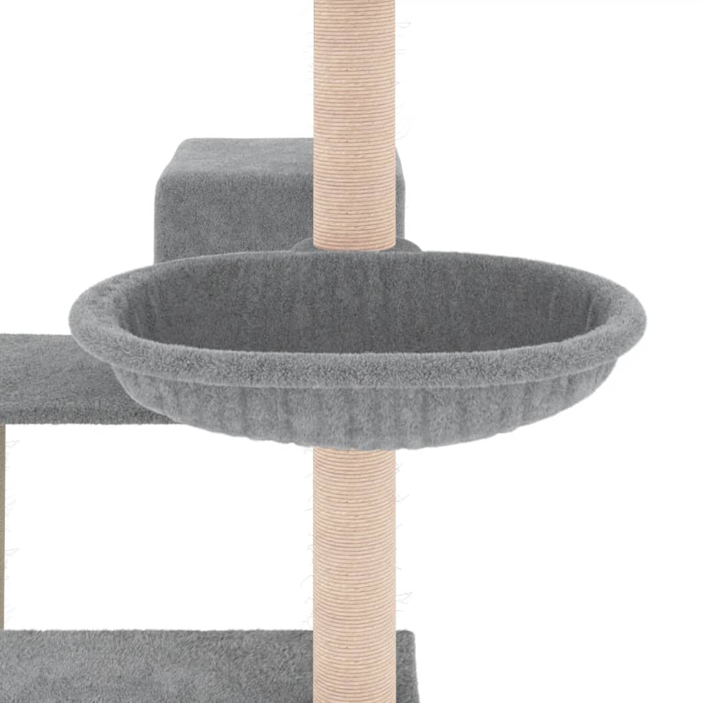 Meuble pour chat avec griffoirs en sisal 82,5 cm couleur crème