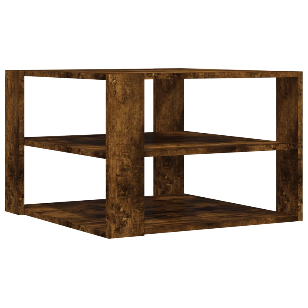 Salontafel 59,5x59,5x40 cm bewerkt hout