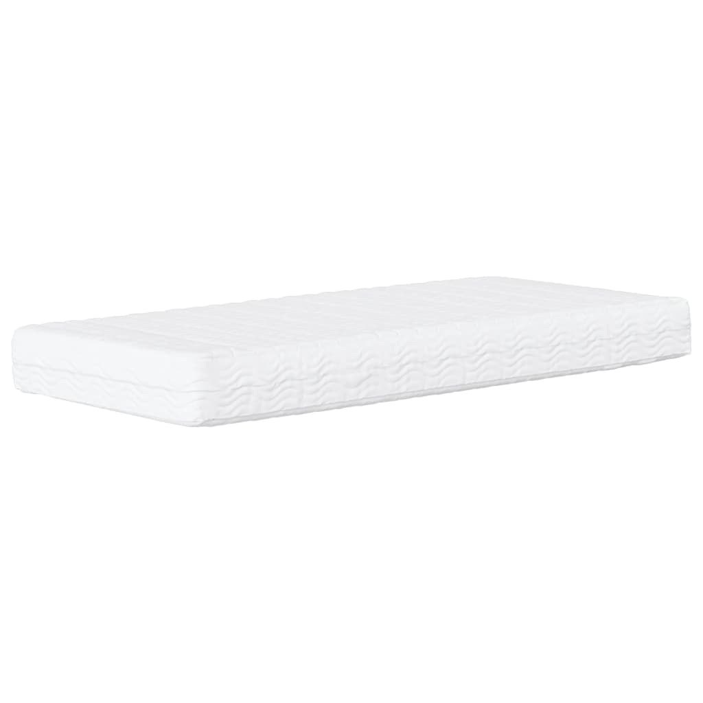 Matelas mousse dureté H2 H3 200x200 cm blanc