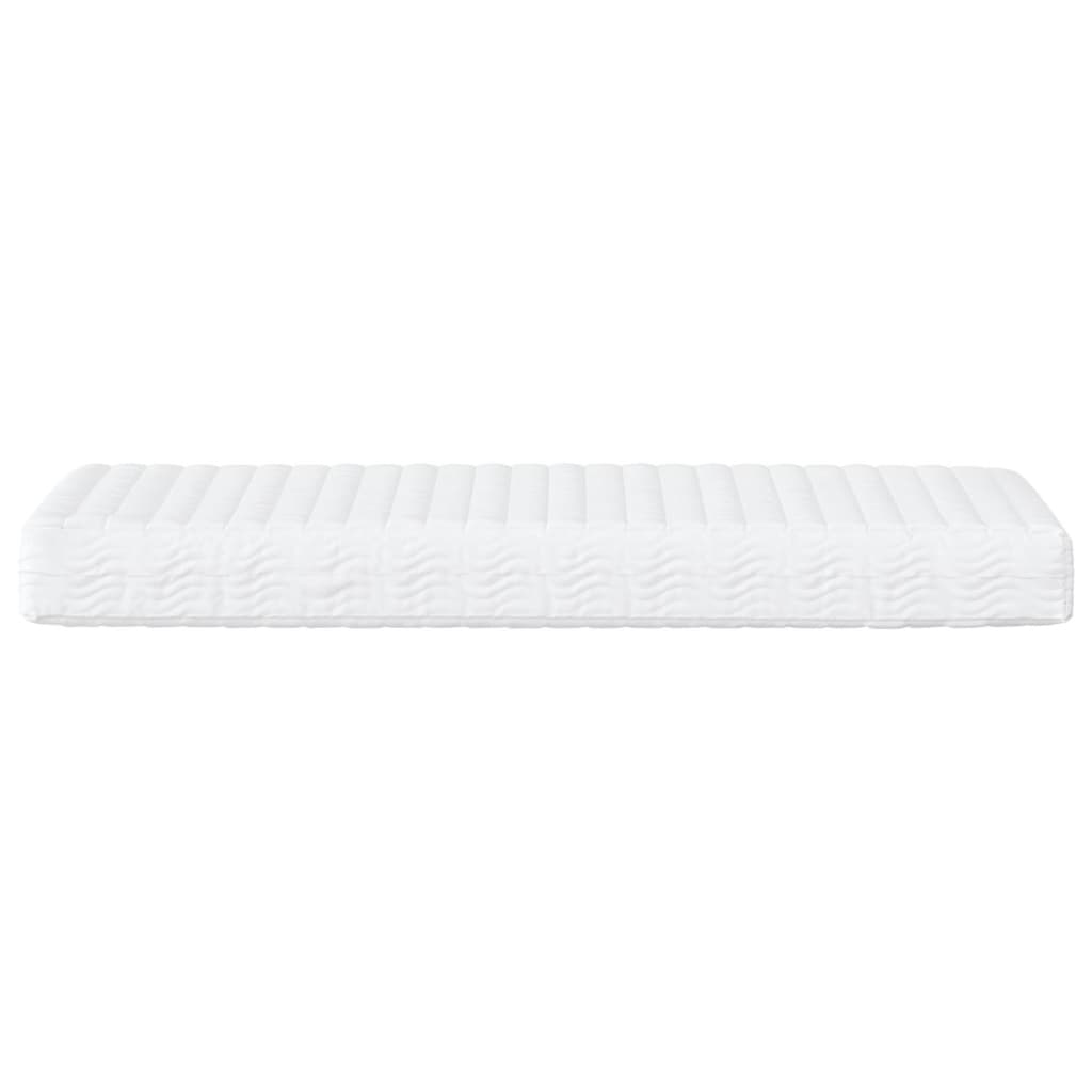 Matelas mousse dureté H2 H3 200x200 cm blanc