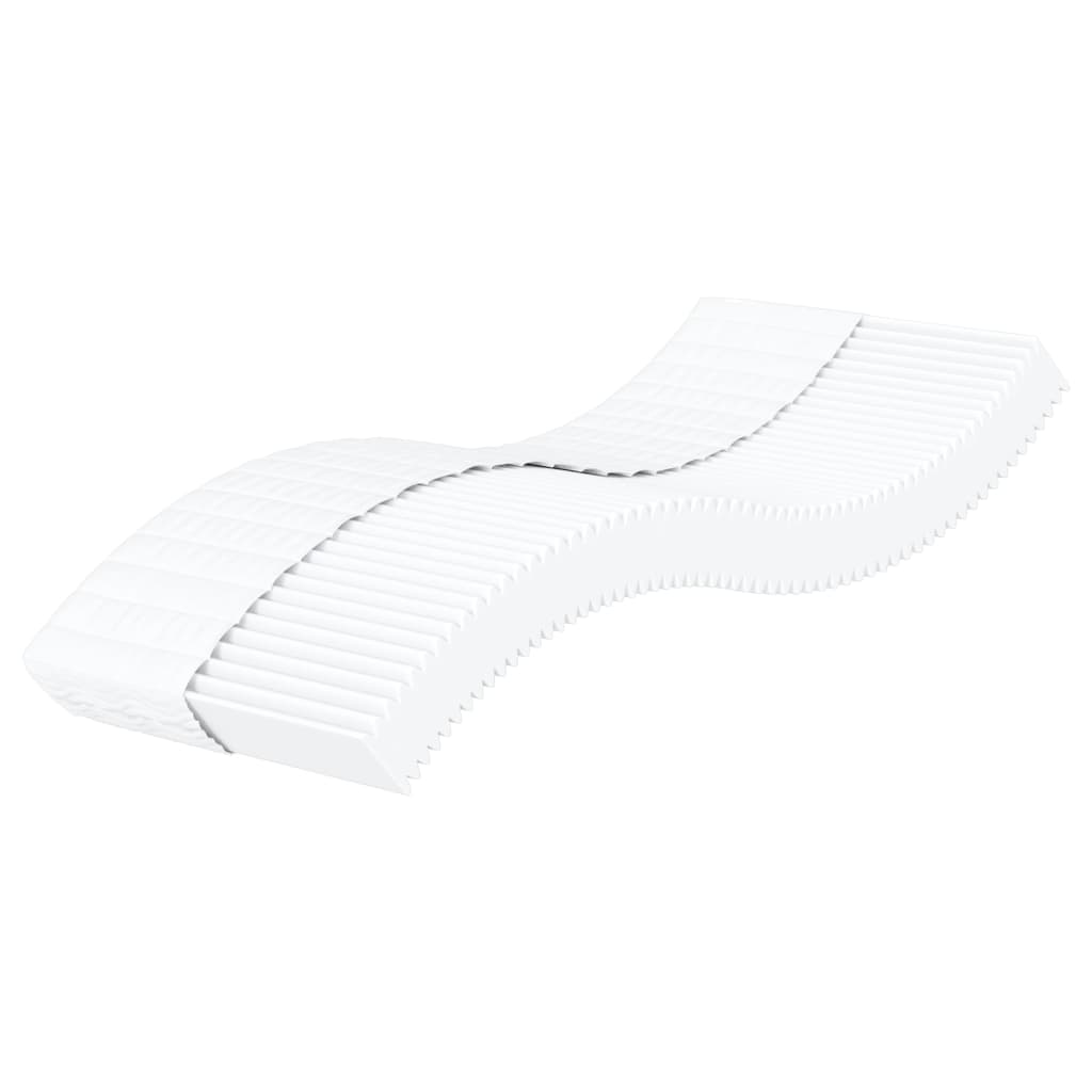 Matelas mousse dureté H2 H3 200x200 cm blanc