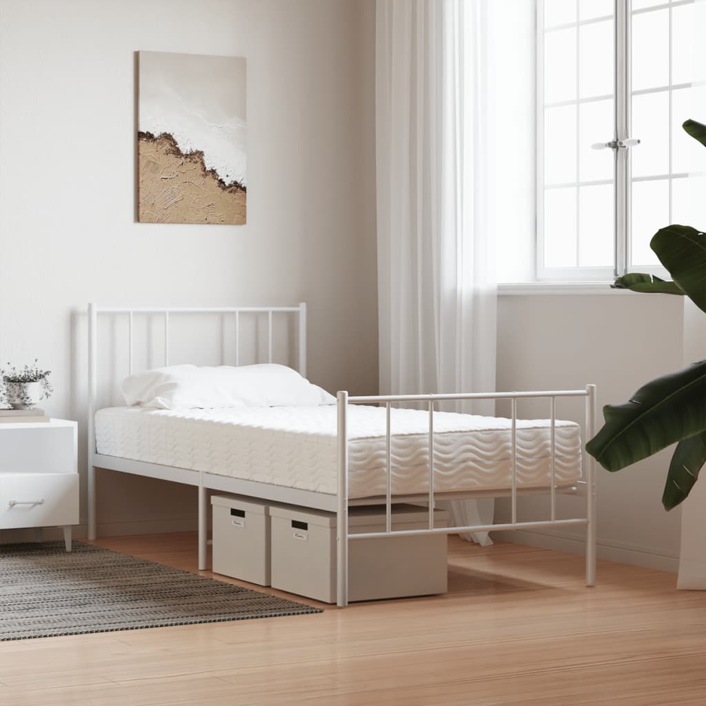 Matelas mousse dureté H2 H3 200x200 cm blanc