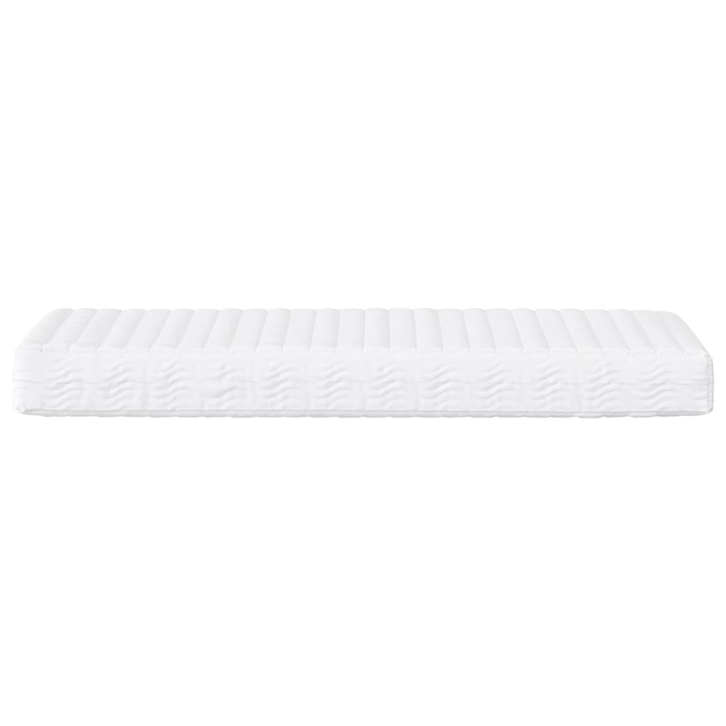 Matelas mousse dureté H2 H3 200x200 cm blanc