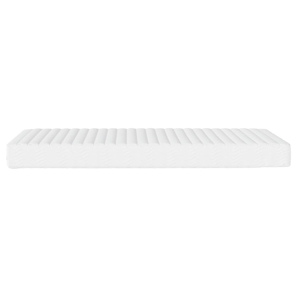 Matelas mousse dureté H2 H3 200x200 cm blanc