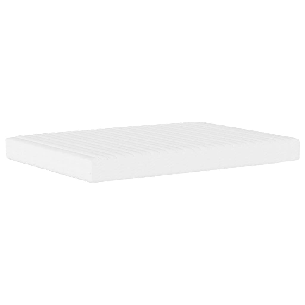 Matelas mousse dureté H2 H3 200x200 cm blanc