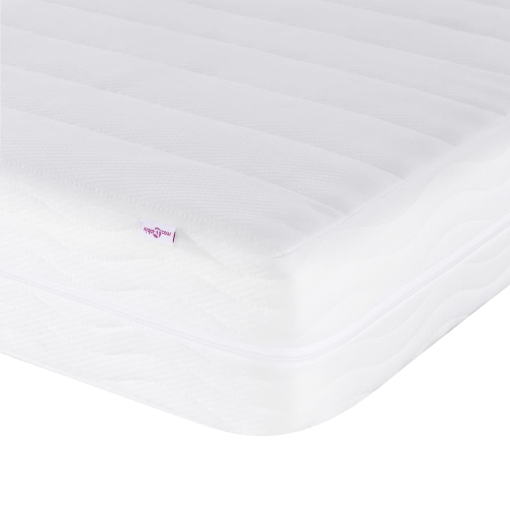 Matelas mousse dureté H2 H3 200x200 cm blanc